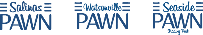 Salinas Pawn Watsonville pawn and seaside pawn logos